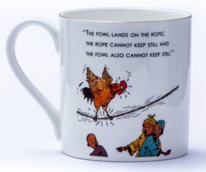 Yoruba Proverbs Mugs (Adie Ba le okun Mug)
