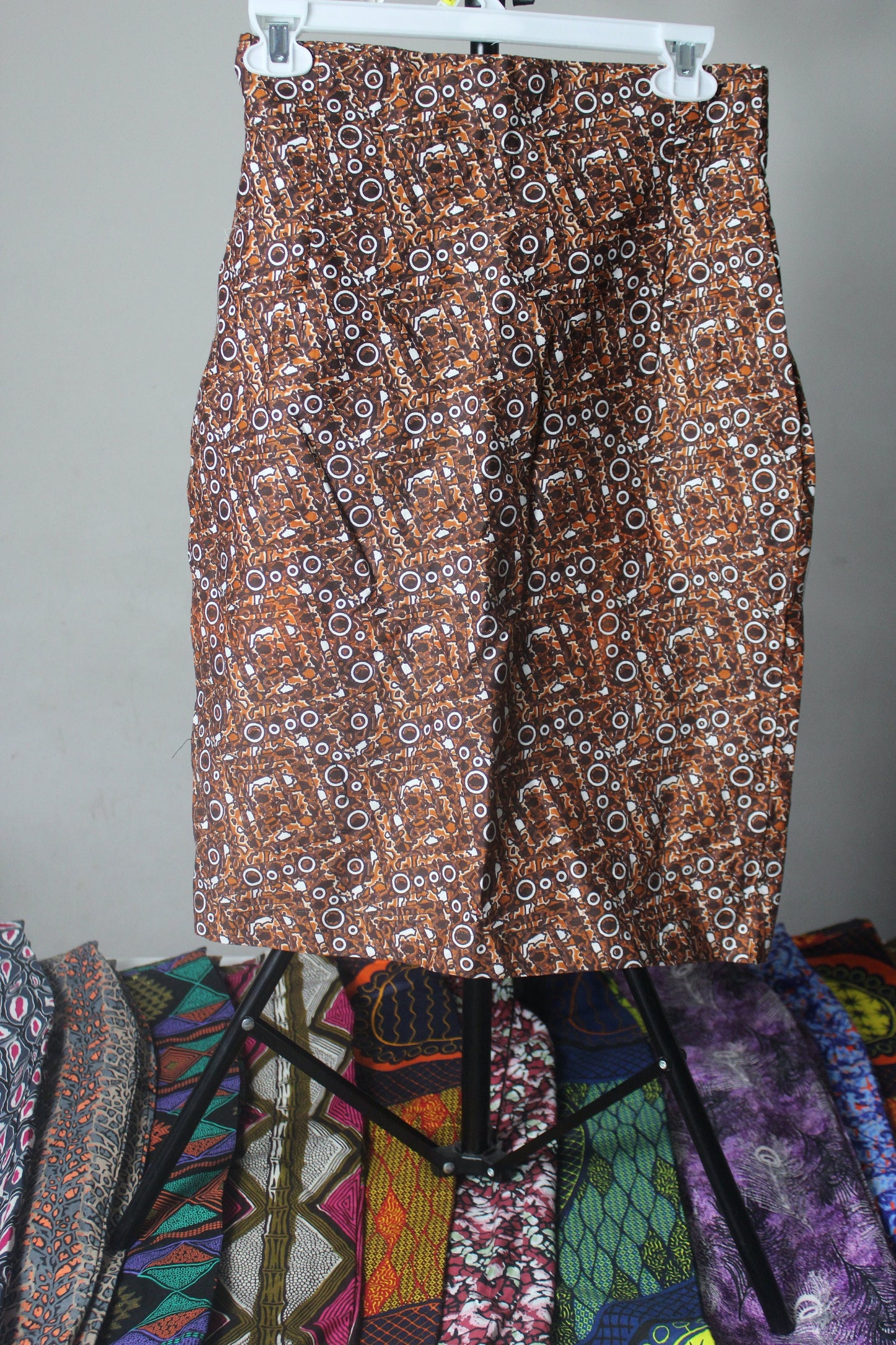 Vibrant Ankara African Textile Pencil Skirt (UK sizes 10,12,14,16)