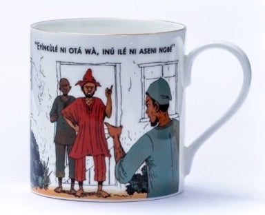 Yoruba Proverbs Mugs (Eyinkule ni ota wa Mug)