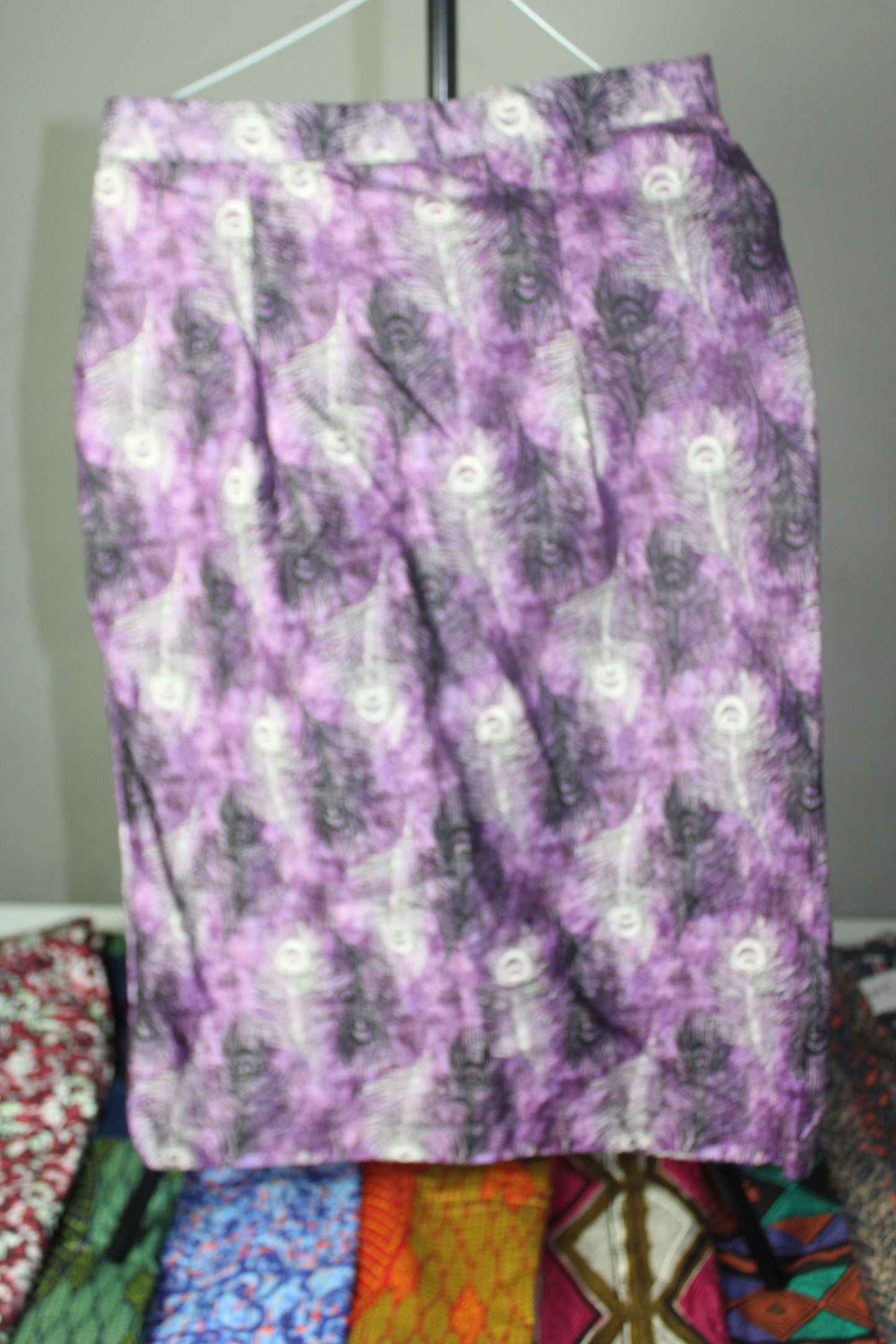 Vibrant Ankara African Textile Pencil Skirt (UK sizes 10,12,14,16)