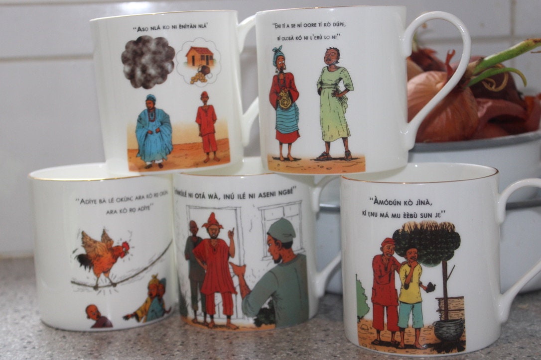Yoruba, Proverbs, Mugs, African, Arts, Craft, Language, Culture, Homeware, Cups, (Eni ti a se ni oore Mug - Now In Stock)