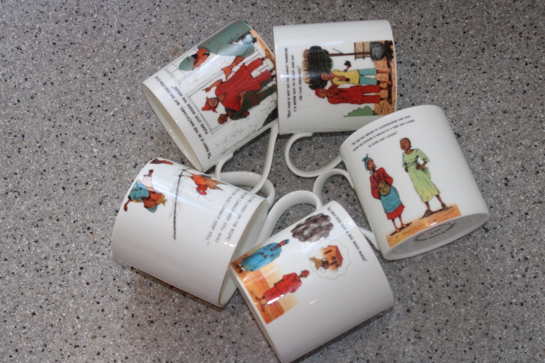 Yoruba, Proverbs, Mugs, African, Arts, Craft, Language, Culture, Homeware, Cups, (Amodun ko jina Mug - Now In Stock)