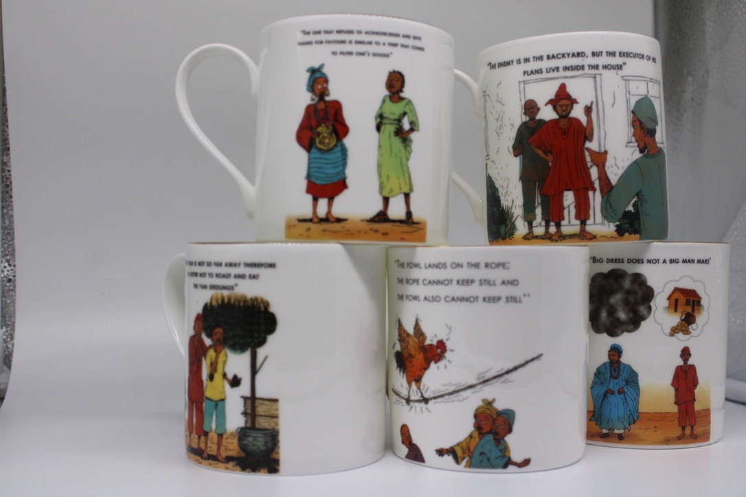 Yoruba, Proverbs, Mugs, African, Arts, Craft, Language, Culture, Homeware, Cups, (Eni ti a se ni oore Mug - Now In Stock)