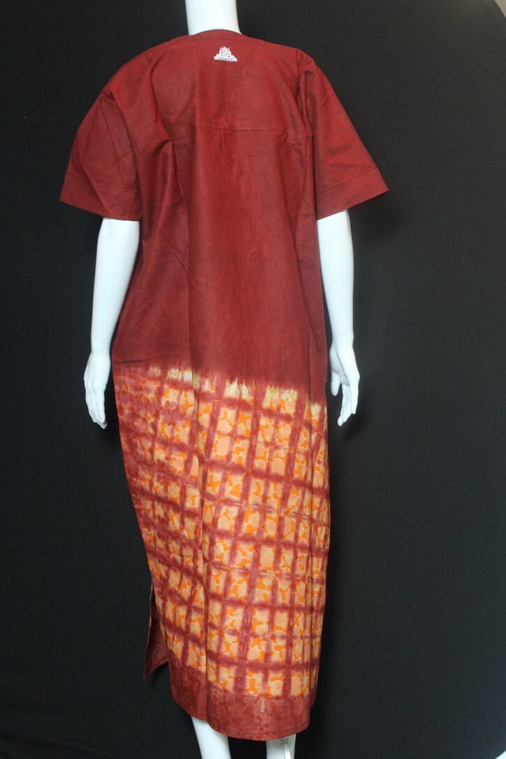 Dark & Light Orange (African Prints)