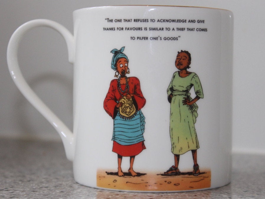 Yoruba, Proverbs, Mugs, African, Arts, Craft, Language, Culture, Homeware, Cups, (Eni ti a se ni oore Mug - Now In Stock)