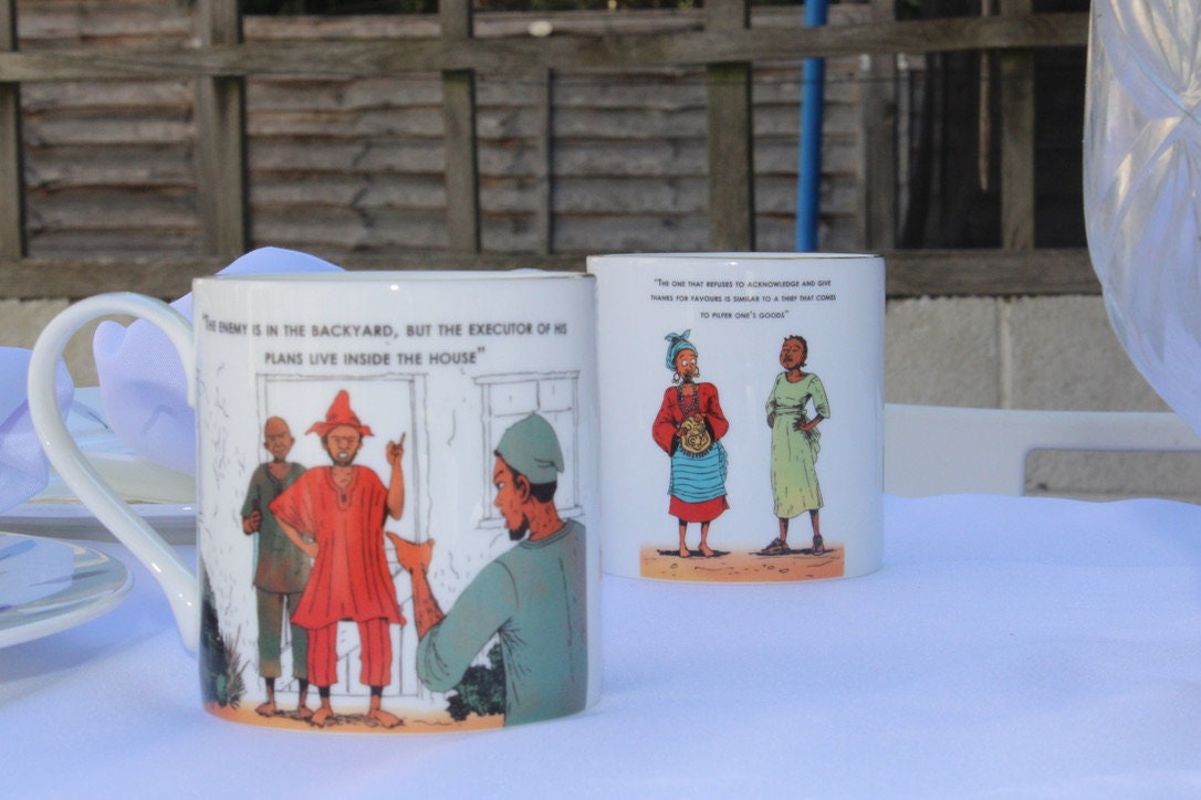 Yoruba, Proverbs, Mugs, African, Arts, Craft, Language, Culture, Homeware, Cups, (Eyinkunle lota wa Mug - Now In Stock)