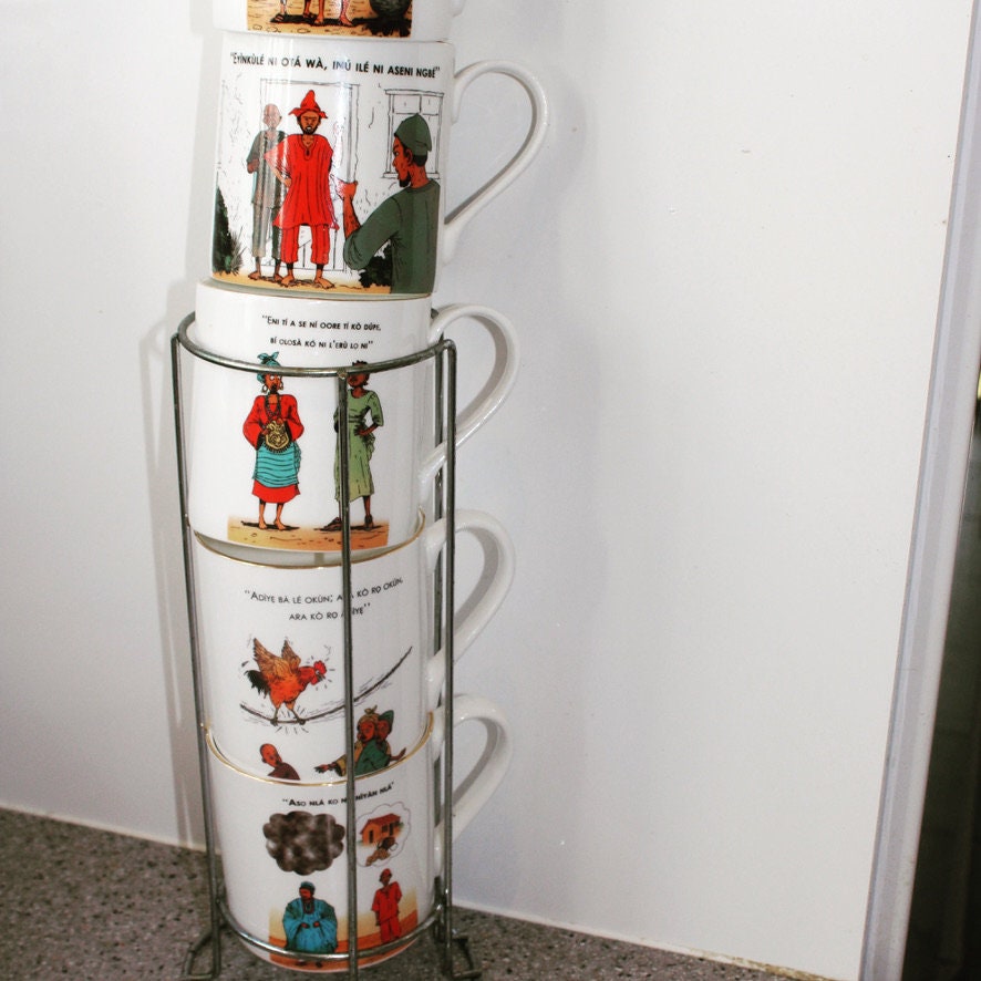 Yoruba, Proverbs, Mugs, African, Arts, Craft, Language, Culture, Homeware, Cups, (Eni ti a se ni oore Mug - Now In Stock)