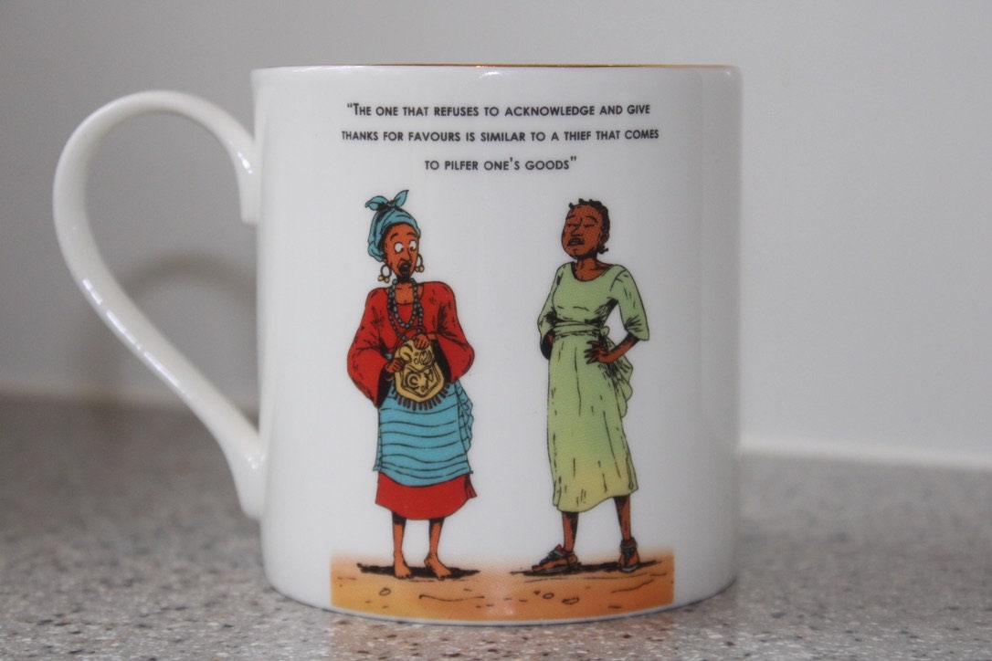 Yoruba, Proverbs, Mugs, African, Arts, Craft, Language, Culture, Homeware, Cups, (Eni ti a se ni oore Mug - Now In Stock)