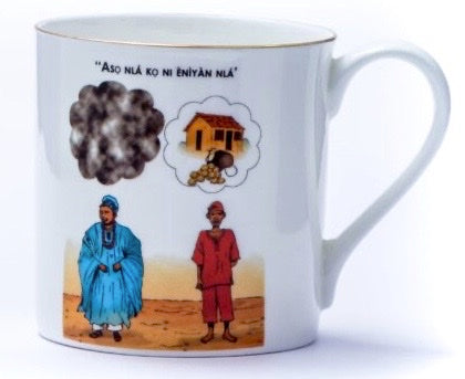 Yoruba Proverbs Mugs (Aso nla Mug)