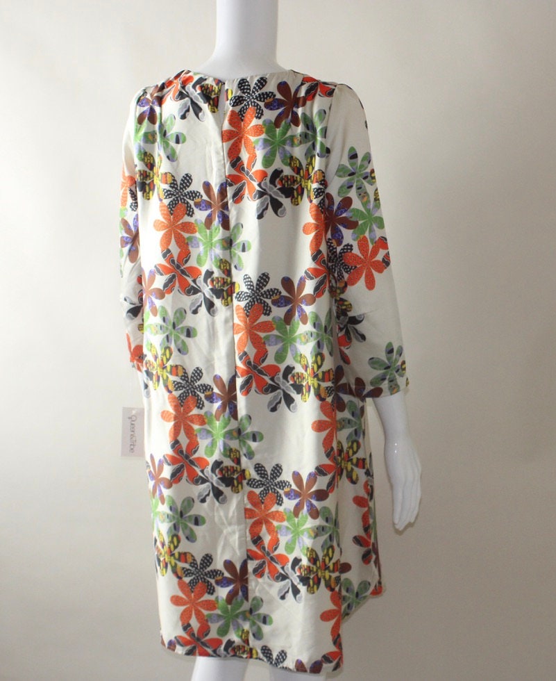 African Silk Textile dress (S/M/L)