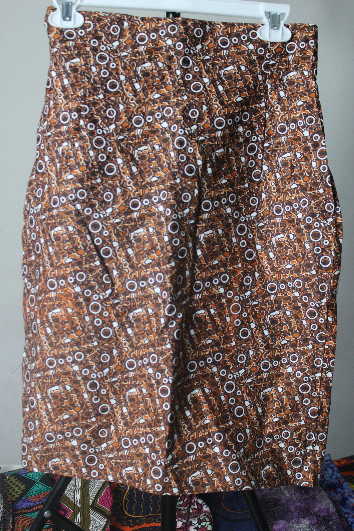 Vibrant Ankara African Textile Pencil Skirt (UK sizes 10,12,14,16)