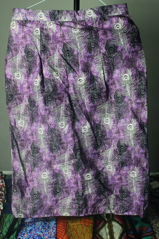 Vibrant Ankara African Textile Pencil Skirt (UK sizes 10,12,14,16)