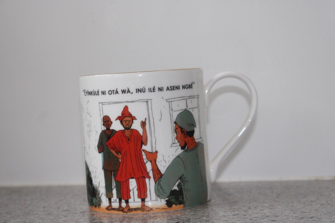Yoruba, Proverbs, Mugs, African, Arts, Craft, Language, Culture, Homeware, Cups, (Eyinkunle lota wa Mug - Now In Stock)