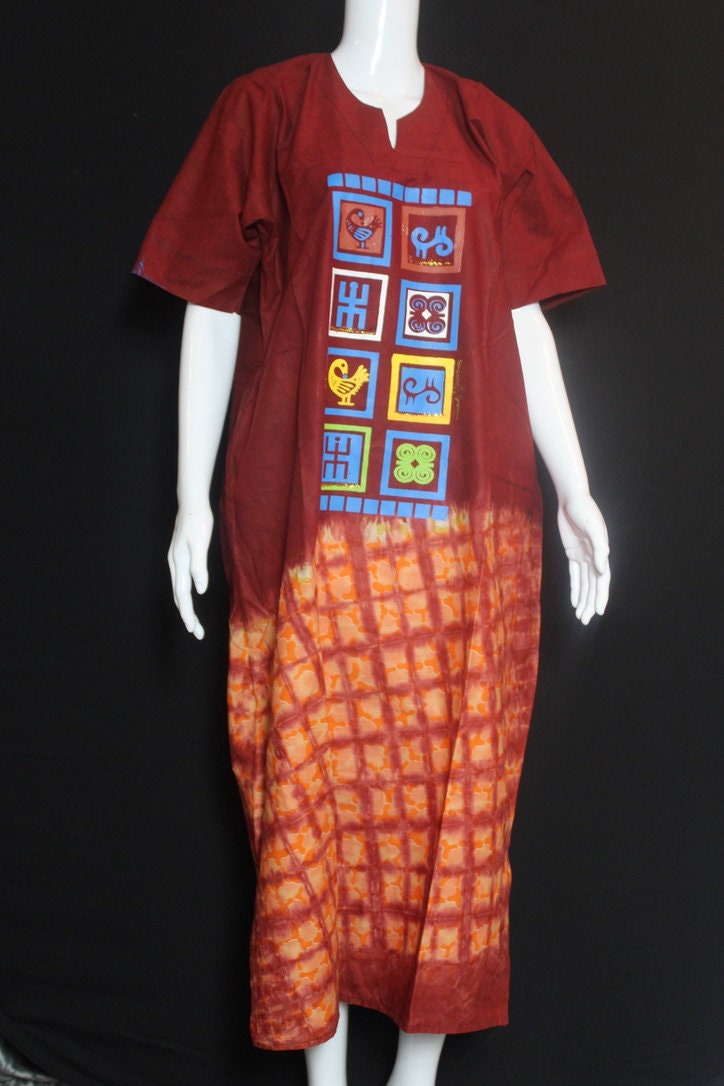 Dark & Light Orange (African Prints)