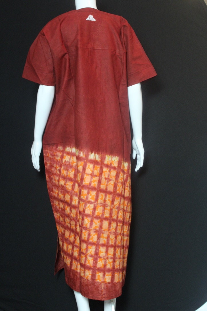 Dark & Light Orange (African Prints)