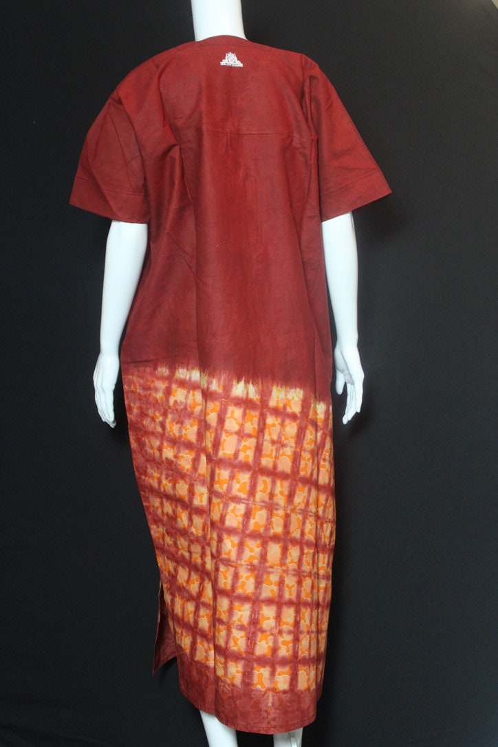 Dark & Light Orange (African Prints)