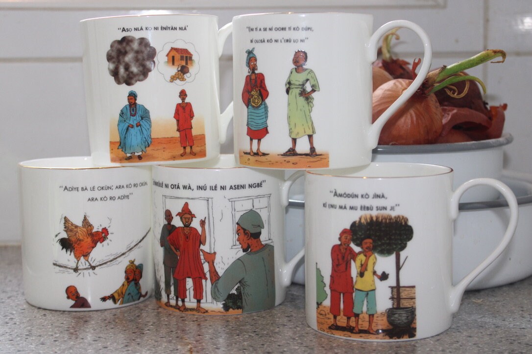 Yoruba, Proverbs, Mugs, African, Arts, Craft, Language, Culture, Homeware, Cups,