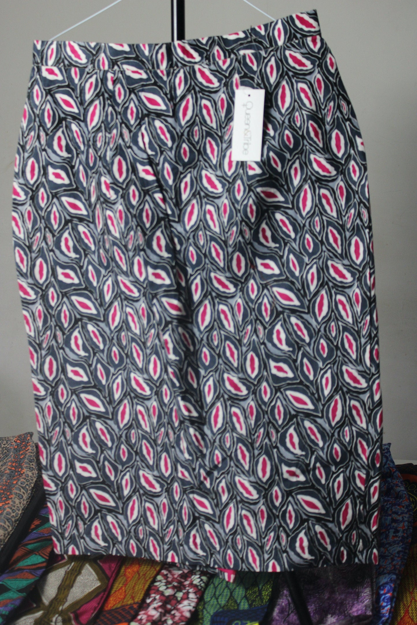 Vibrant Ankara African Textile Pencil Skirt (UK sizes 10,12,14,16)