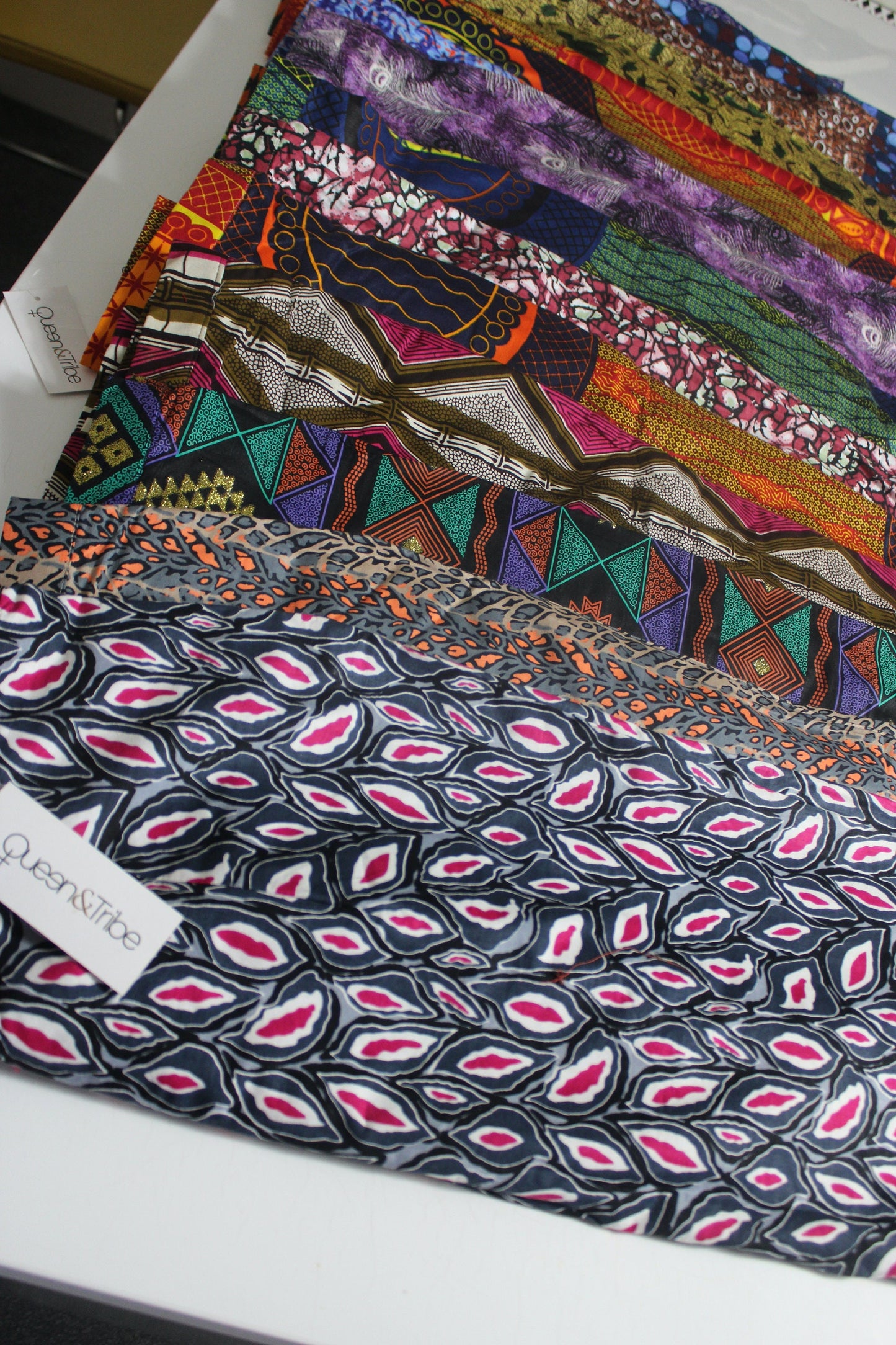 Vibrant Ankara African Textile Pencil Skirt (UK sizes 10,12,14,16)