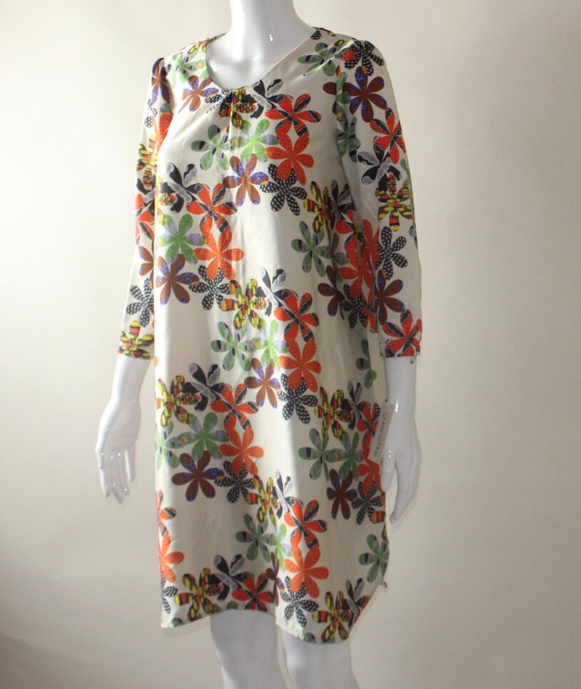 African Silk Textile dress (S/M/L)
