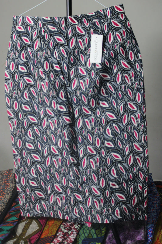 Vibrant Ankara African Textile Pencil Skirt (UK sizes 10,12,14,16)