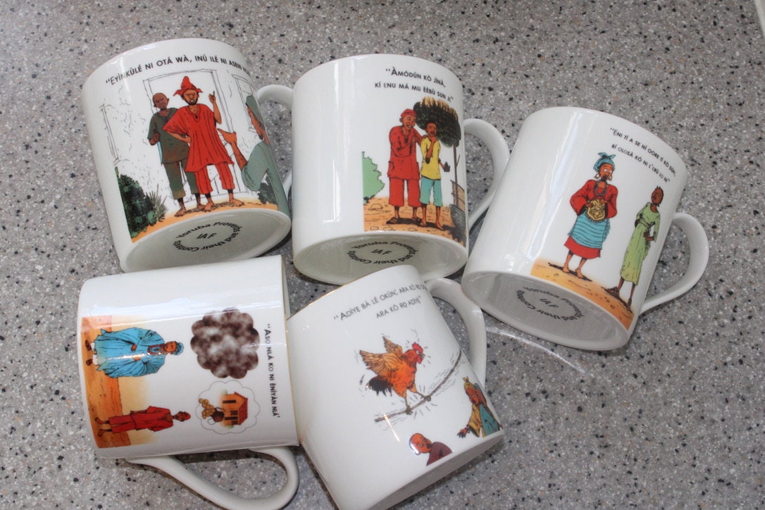 Yoruba, Proverbs, Mugs, African, Arts, Craft, Language, Culture, Homeware, Cups,